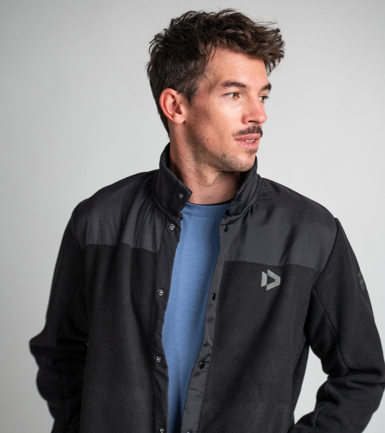 Shirt Explore Fleece unisex - 900 black - 50/M